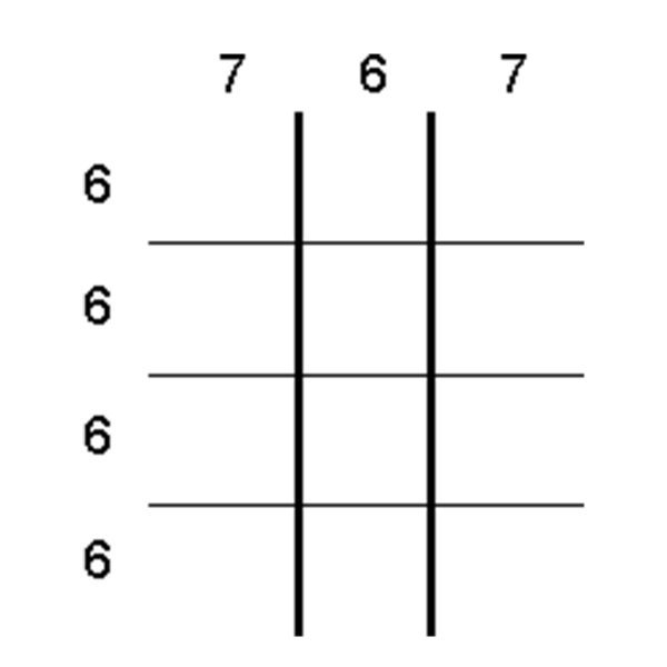 Partitions & Dividers Proposal, 12 Comp. (24"W x 27"D x 3"H)