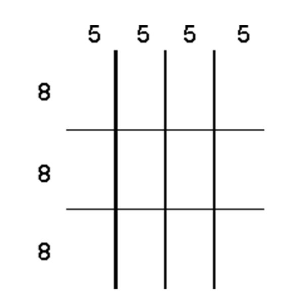 Partitions & Dividers Proposal, 12 Comp. (24"W x 27"D x 12"H)