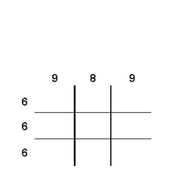 Partitions & Dividers Proposal, 9 Comp. (30"W x 21"D x 5"H)