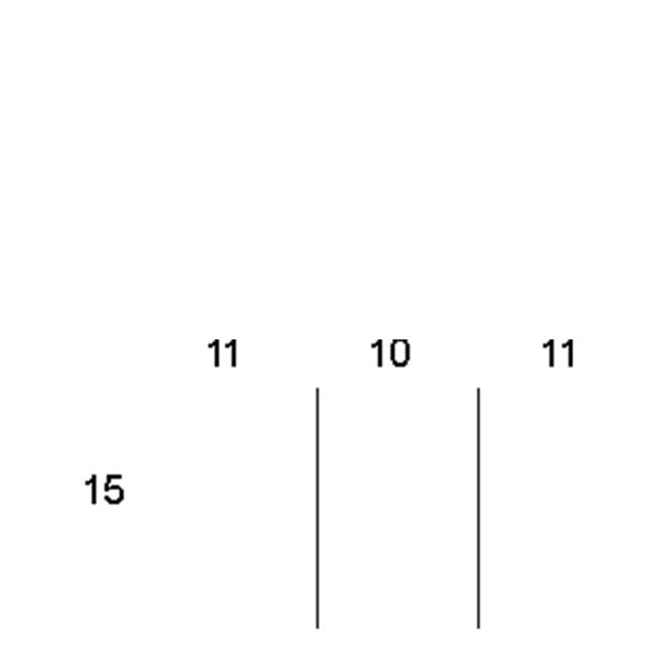 Partitions & Dividers Proposal, 3 Comp. (36"W x 18"D x 12"H)