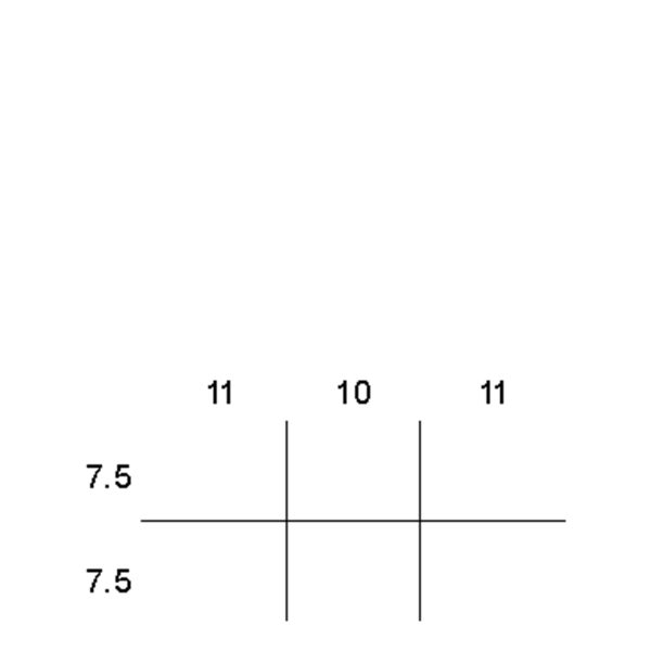 Partitions & Dividers Proposal, 6 Comp. (36"W x 18"D x 5"H)