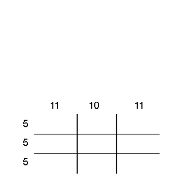 Partitions & Dividers Proposal, 9 Comp. (36"W x 18"D x 6"H)