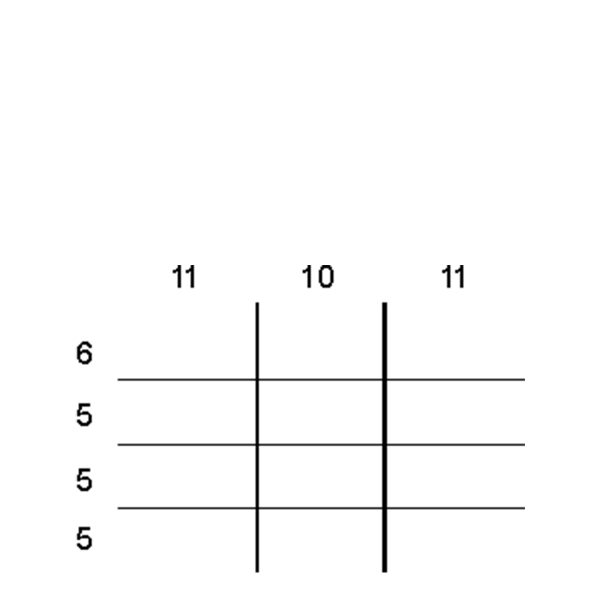 Partitions & Dividers Proposal, 12 Comp. (36"W x 24"D x 14"H)