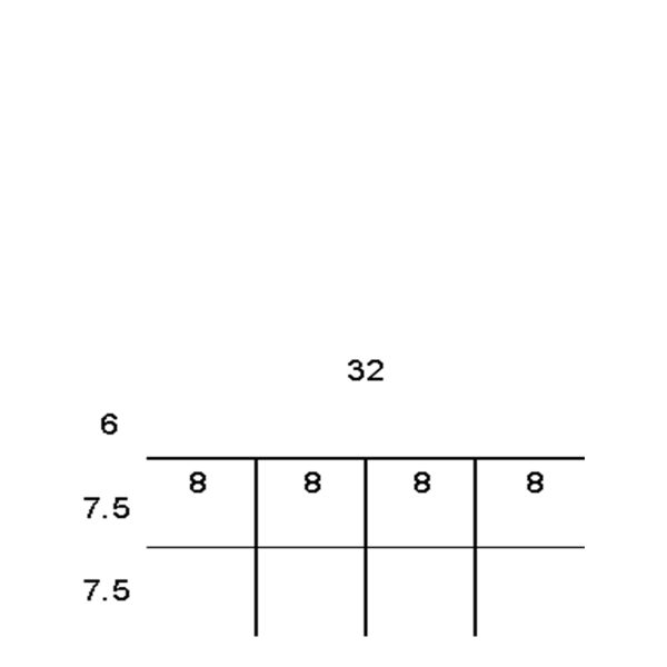 Partitions & Dividers Proposal, 8 Comp. (36"W x 24"D x 7"H)