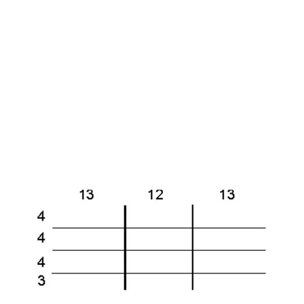 Partitions & Dividers Proposal, 12 Comp. (42"W x 18"D x 10"H)