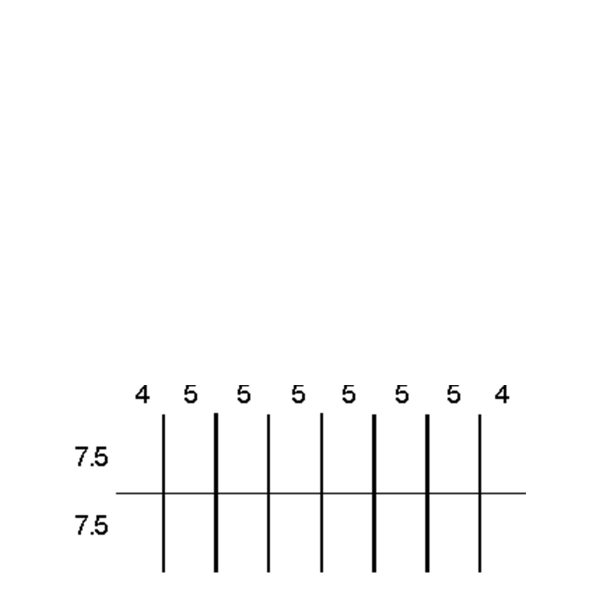 Partitions & Dividers Proposal, 16 Comp. (42"W x 18"D x 10"H)