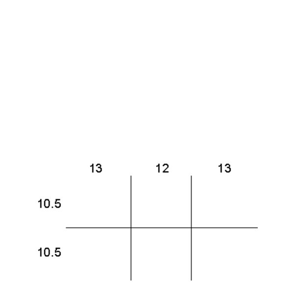 Partitions & Dividers Proposal, 6 Comp. (42"W x 24"D x 12"H)