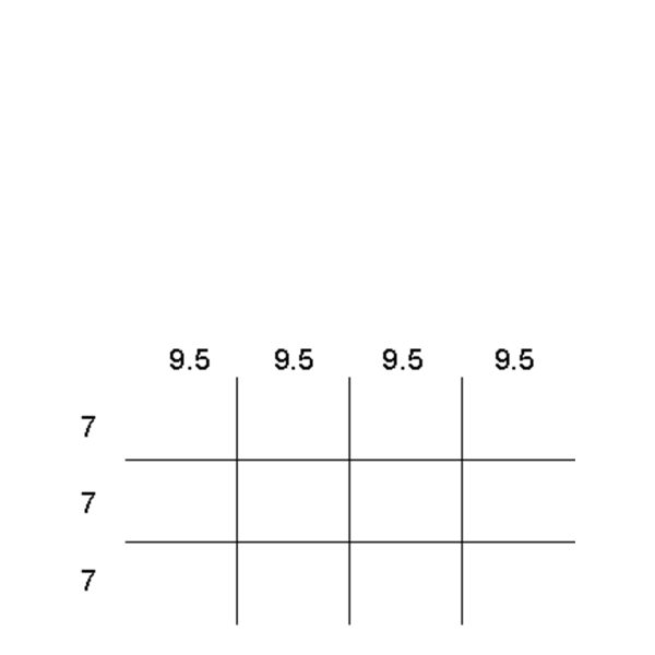 Partitions & Dividers Proposal, 12 Comp. (42"W x 24"D x 12"H)