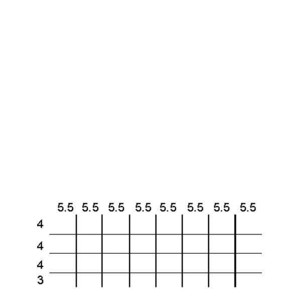 Partitions & Dividers Proposal, 32 Comp. (48"W x 18"D x 6"H)