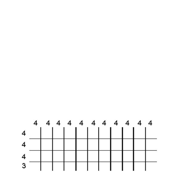 Partitions & Dividers Proposal, 44 Comp. (48"W x 18"D x 12"H)