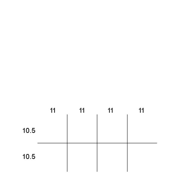 Partitions & Dividers Proposal, 8 Comp. (48"W x 24"D x 4"H)