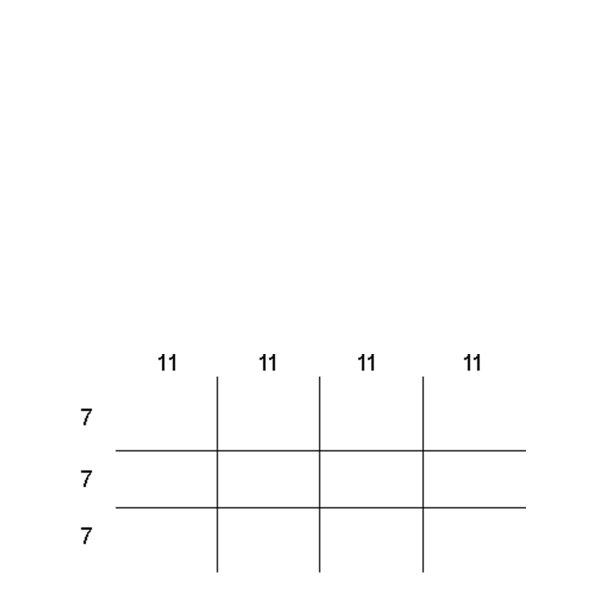 Partitions & Dividers Proposal, 12 Comp. (48"W x 24"D x 5"H)