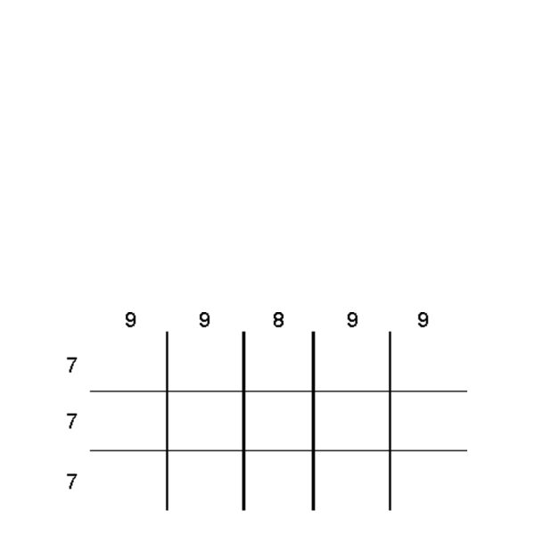 Partitions & Dividers Proposal, 15 Comp. (48"W x 24"D x 8"H)