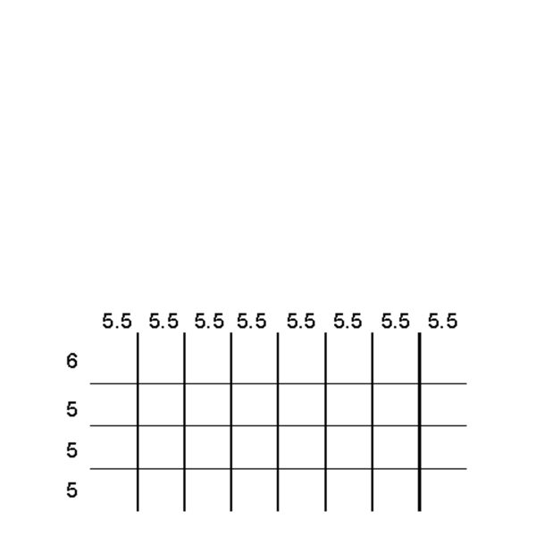 Partitions & Dividers Proposal, 32 Comp. (48"W x 24"D x 3"H)