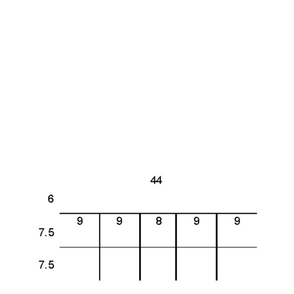 Partitions & Dividers Proposal, 10 Comp. (48"W x 24"D x 7"H)