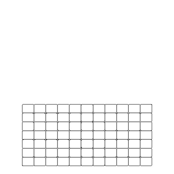 Plastic Bins Proposal, 77 bins (48"W x 24"D x 3"H)