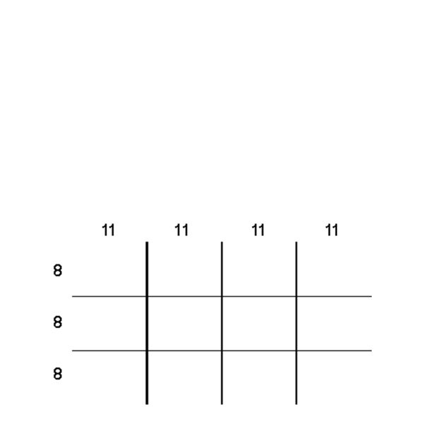 Partitions & Dividers Proposal, 12 Comp. (48"W x 27"D x 10"H)