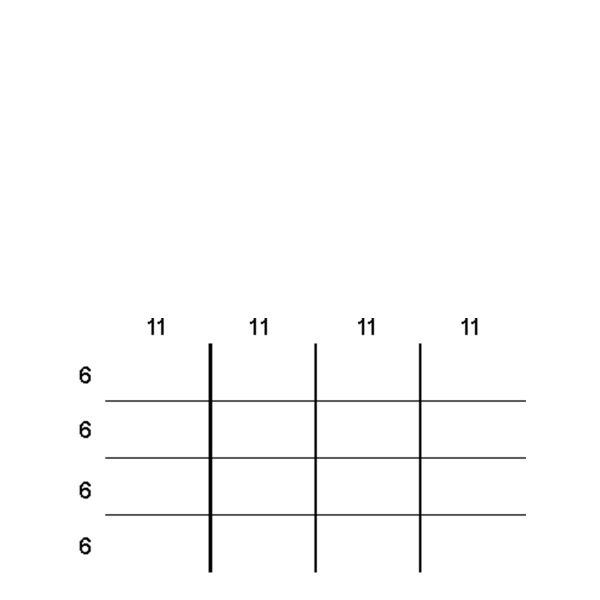 Partitions & Dividers Proposal, 16 Comp. (48"W x 27"D x 5"H)