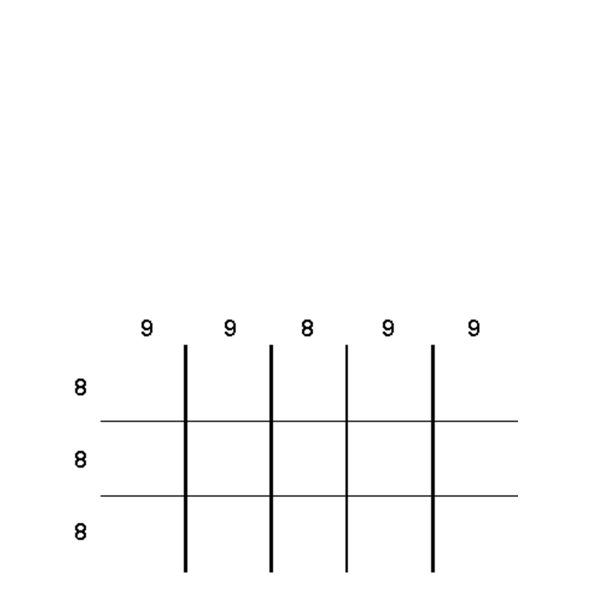 Partitions & Dividers Proposal, 15 Comp. (48"W x 27"D x 10"H)