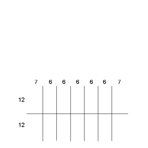 Partitions & Dividers Proposal, 14 Comp. (48"W x 27"D x 6"H)