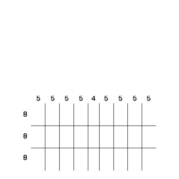 Partitions & Dividers Proposal, 27 Comp. (48"W x 27"D x 4"H)