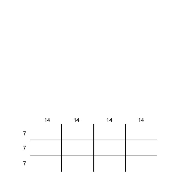 Partitions & Dividers Proposal, 12 Comp. (60"W x 24"D x 3"H)