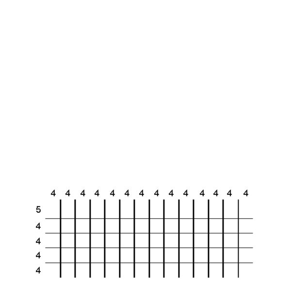 Partitions & Dividers Proposal, 70 Comp. (60"W x 24"D x 10"H)