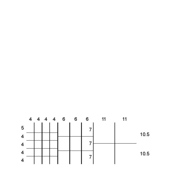 Partitions & Dividers Proposal, 33 Comp. (60"W x 24"D x 8"H)