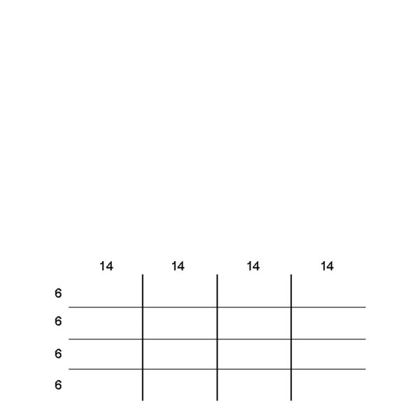 Partitions & Dividers Proposal, 16 Comp. (60"W x 27"D x 9"H)