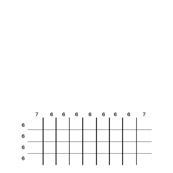 Partitions & Dividers Proposal, 36 Comp. (60"W x 27"D x 4"H)