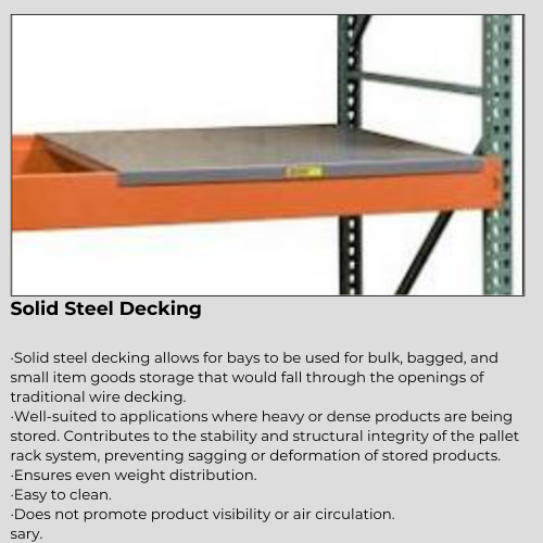 Solid Steel Decking