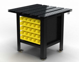 Extra Heavy-Duty Weld Fixture Table – 38 in. W x 36 in. D x 37 in. H