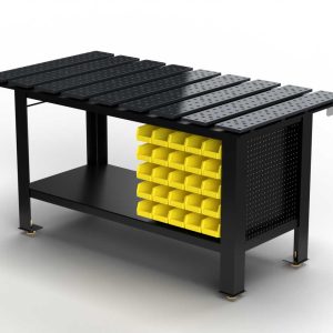 Extra Heavy-Duty Weld Fixture Table – 70 in. W x 36 in. D x 37 in. H