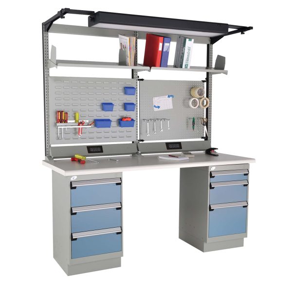 Workstation with Plastic Laminated Top