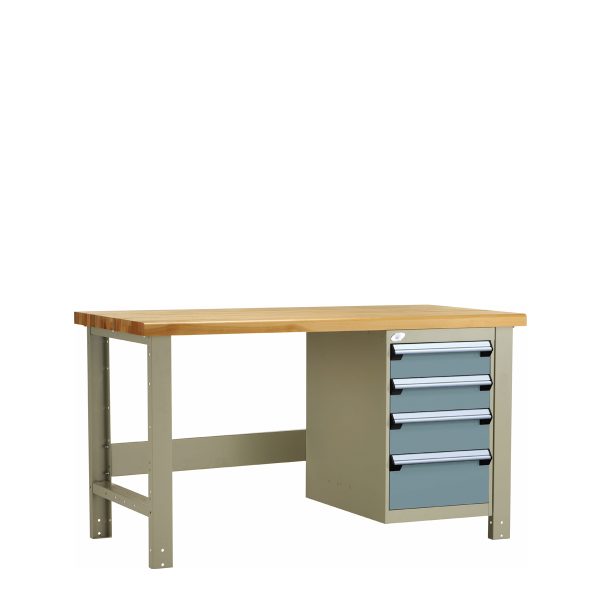 Workbench with Laminated Wood Top