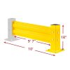 10' L x 18" H - Single-Rail Guard Rail - Adder - Centered Base