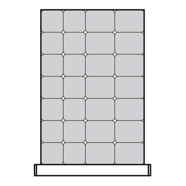 Plastic Bins Proposal, 28 bins (18"W x 24"D x 4"H)