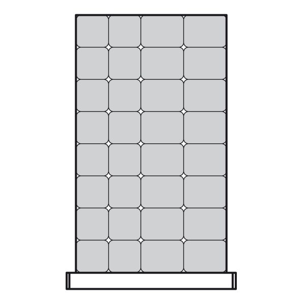 Plastic Bins Proposal, 32 bins (18"W x 27"D x 3"H)