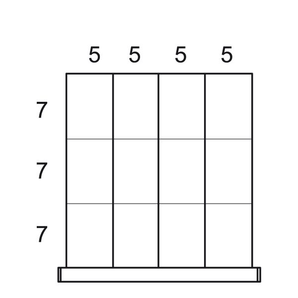 Partitions & Dividers Proposal, 12 Comp. (24"W x 24"D x 4"H)