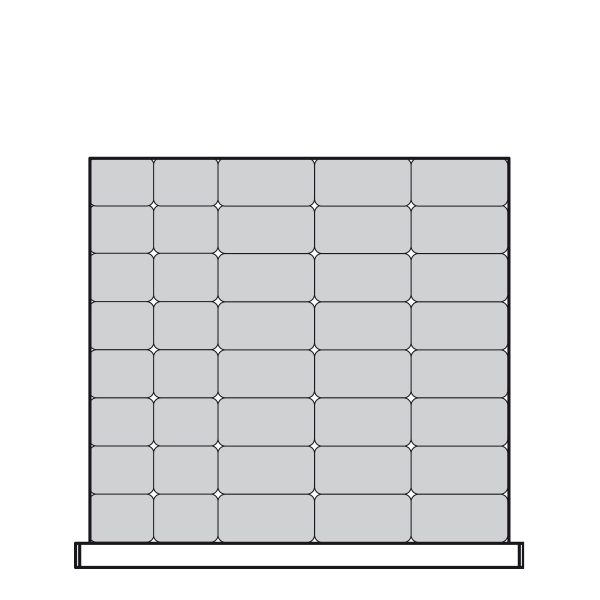 Plastic Bins Proposal, 40 bins (30"W x 27"D x 4"H)