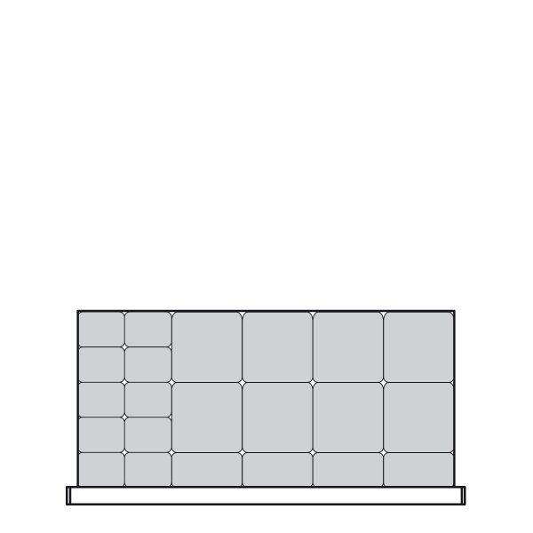 Plastic Bins Proposal, 22 bins (36"W x 18"D x 4"H)