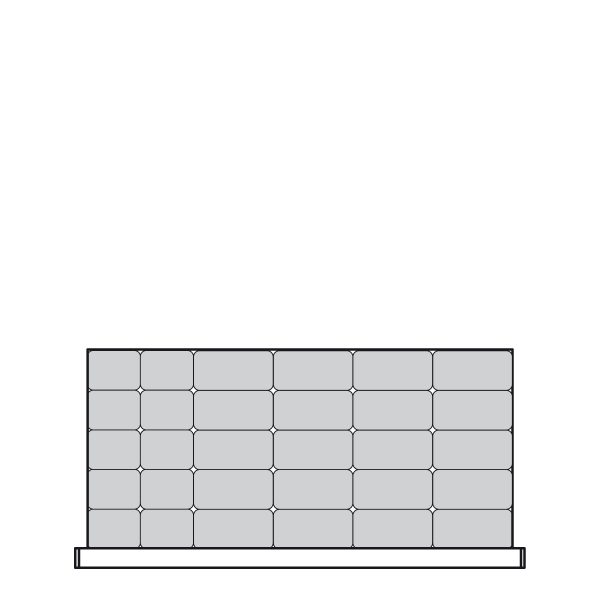 Plastic Bins Proposal, 30 bins (36"W x 18"D x 3"H)