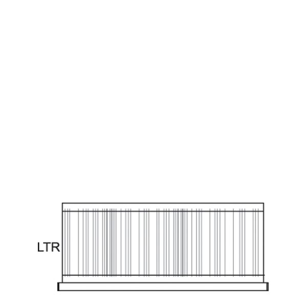 Folder Hanging Bars for Drawer (42"W x 18"D x 12"H)