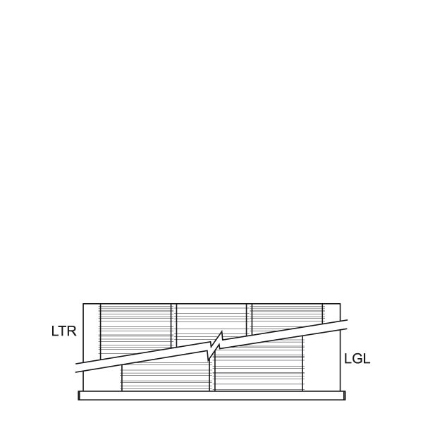 Folder Hanging Bars for Drawer (48"W x 18"D x 12"H)