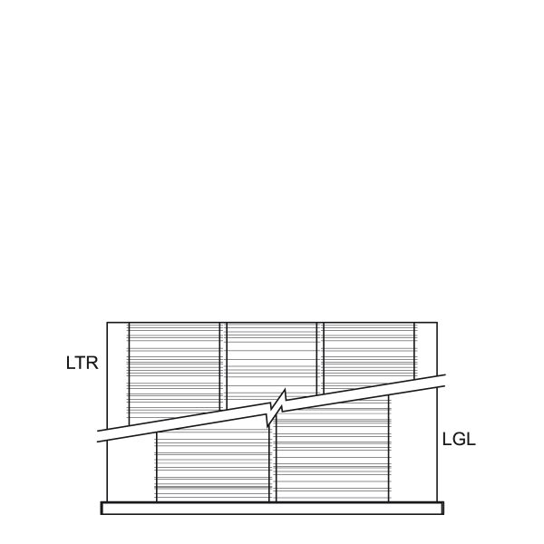 Folder Hanging Bars for Drawer (48"W x 27"D x 12"H)