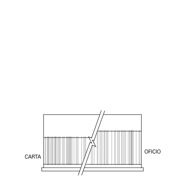 Folder Hanging Bars for Drawer (48"W x 27"D x 12"H)