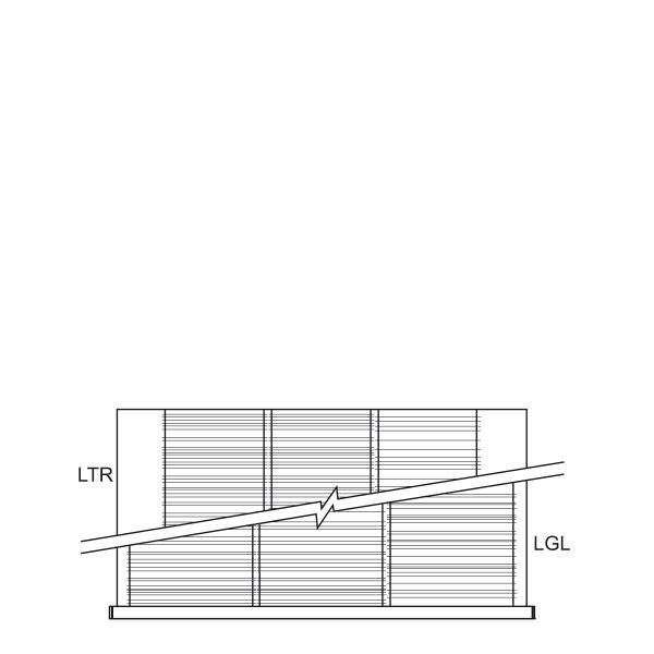 Folder Hanging Bars for Drawer (54"W x 27"D x 12"H)