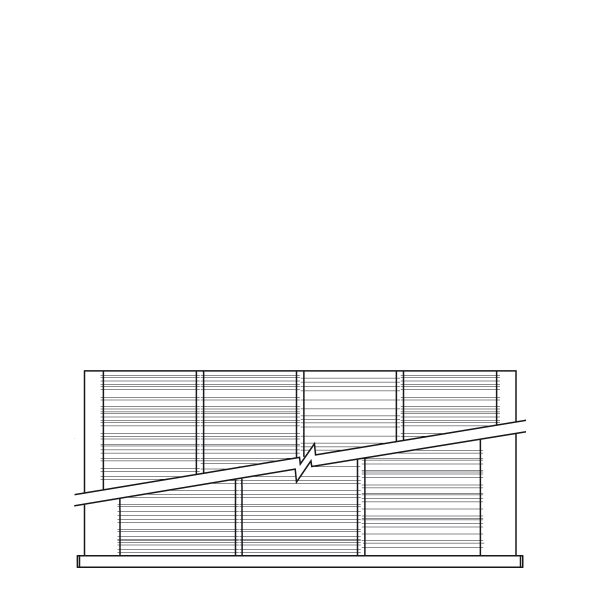 Folder Hanging Bars for Drawer (60"W x 27"D x 12"H)