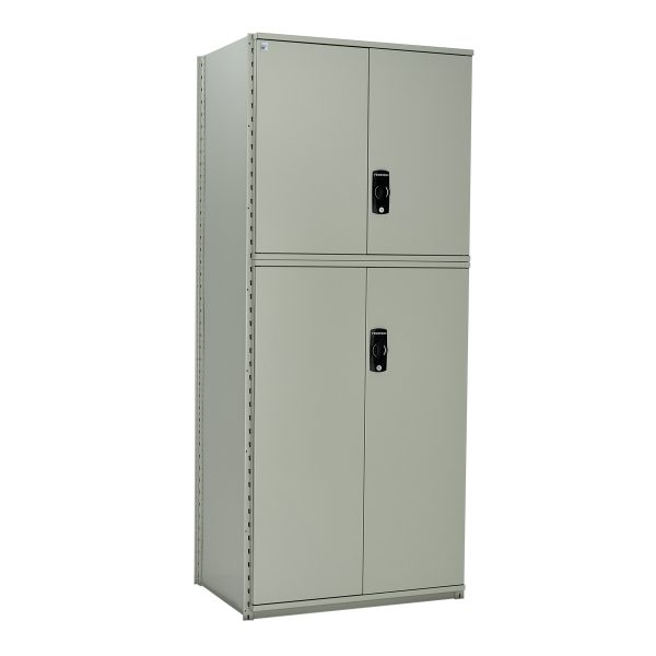 Shelving With Modular Drawers, 87W x Painted steelD x 24H, Shelving-Shelf Unit, 3-Drawers