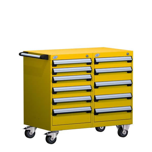 Mobile Compact Cabinet with Partitions